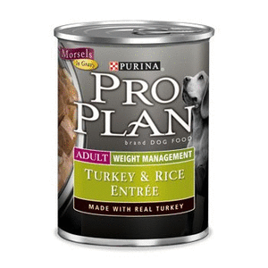 lot 23636 image: 24 Total Cans.Purina Pro Plan Weight Management Turkey, 12 x 13oz