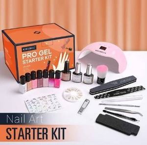 lot 23637 image: Gel Nail Polish Kit with 48W LED Light Starter Kit Modelones Gel Polish Set- 7 Colors with 10ml Nail Primer and Base Top Coat, LED Nail Lamp with Upgraded Manicure Tools