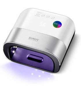 lot 23667 image: SUNUV 48W UV LED Nail Lamp for Gel Nail Polish Curing 5 Fingernails & Toenails with Sensor, 39 PCS LED Beads SUN3