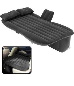 lot 23688 image: VaygWay Inflatable Car Air Mattress Air Bed with Pump Kit Back Seat Travel Air Mattress Camping Vacation Blow up Bed - Sleeping Pad with 2 Pillows - Universal Car SUV Truck Fit