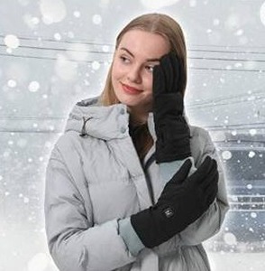 lot 23708 image: Aroma Season Heated Gloves for Men Women, Winter Raynauds Disease Waterproof & Windproof Work Gloves, Motorcycle Hunting Fishing Riding