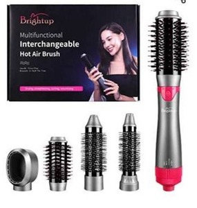 lot 23717 image: Yorraka 4 and 1 interchangeable hair dryer brush