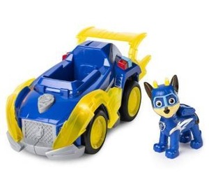 lot 23733 image: Paw Patrol, Mighty Pups Charged Up Chase��s Deluxe Vehicle With Lights And Sounds