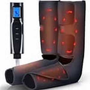 lot 23690 image: Neprock Air Compression Leg and Foot Massager 6 Modes  Heat BLACK