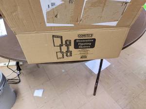 lot 23762 image: Wall Mounted Square Shaped Floating Shelves �� Set of 5 Square Shelves for Bathroom, Bedroom, Living Room & More - Screws and Anchors Included �� Wall D�cor Display for Home