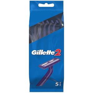 lot 23778 image: 21 Packs Gillette 2 Blade Disposable Razor Pack Of 5 Razors
