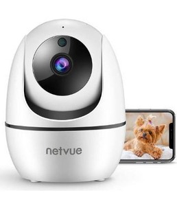 lot 23790 image: Dog Camera, 1080P FHD 2.4GHz WiFi Pet Camera , Indoor Security Camera for PetBabyNanny, AI Human Detection, Night Vision, Cloud StorageTF Card, 2-Way Audio