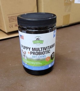 lot 23796 image: Puppy Multivitamin  Probiotic 120 Count