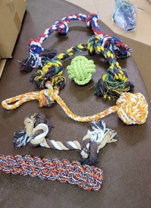 lot 23804 image: Large Breed Dog Chew Ropes 6 pc.