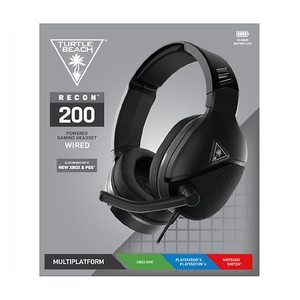 lot 23813 image: Turtle Beach Recon 200 Amplified Gaming Headset for Xbox OneSeries XSPlayStation 45 - Black