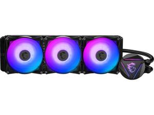 lot 23822 image: MSI MAG CORELIQUID 360R - 3 x 120 mm - 78.7 CFM - 34.3 dB(A) Noise - Liquid Cooler Cooler - Dual Ball Bearing - 3-pin Pump