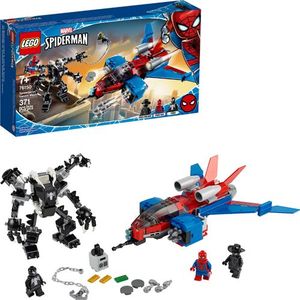 lot 23836 image: LEGO - Marvel Spider-Man Spider-Jet vs. Venom Mech 76150