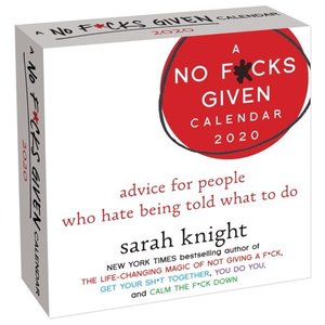 lot 23852 image: No Fcks Given Guide 2020 Calendar  Advice for People Who Hate Being Told What to Do - (Paperback)