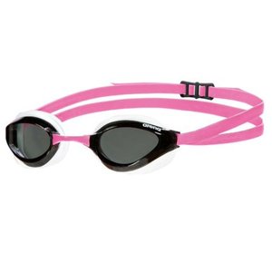 lot 23900 image: Arena Python Swimming Goggles in Smoke-White-Fuchsia, Adjustable Size