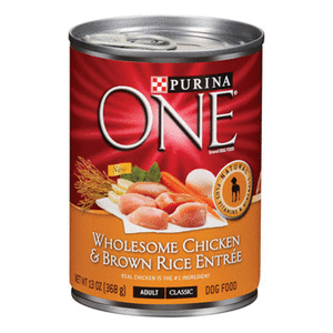 lot 23912 image: 12-pack Purina One SmartBlend Wet Dog Food - Tender Cuts in Gravy Lamb & Brown Rice Entree 13.00 oz