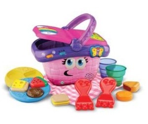 lot 23934 image: Leapfrog Shapes And Sharing Picnic Basket (frustration Free Packaging), Pink