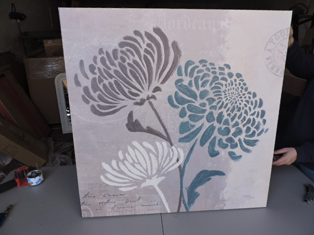 lot 1205 image: CANVAS ART