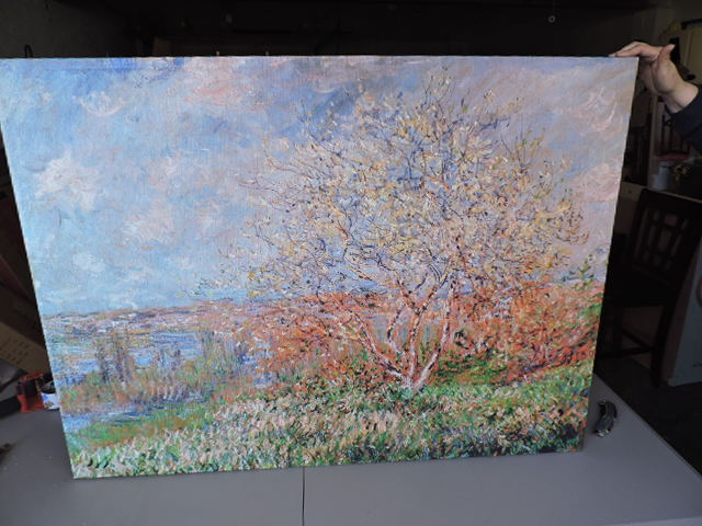 lot 1206 image: CANVAS ART