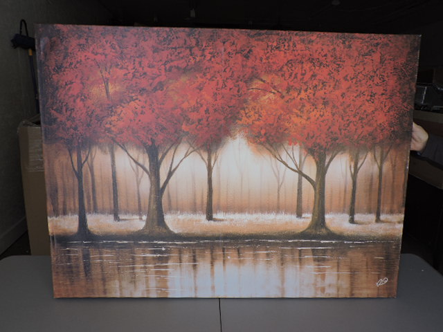 lot 1219 image: CANVAS ART