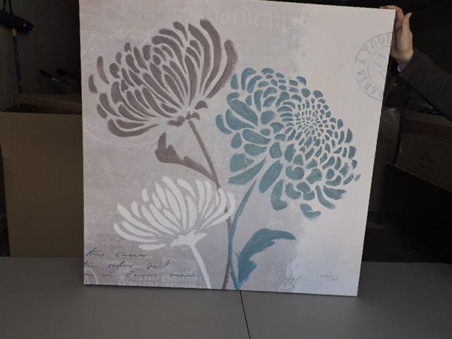 lot 1225 image: CANVAS ART