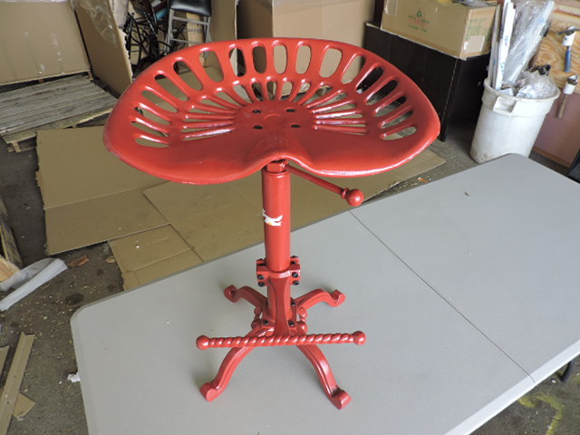 lot 1245 image: CAST IRON  STOOL