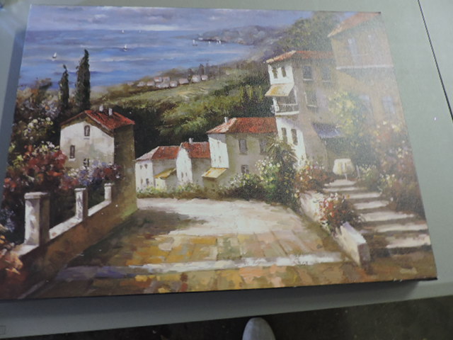 lot 1278 image: CANVAS ART