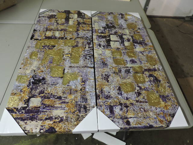lot 1320 image: CANVAS ART