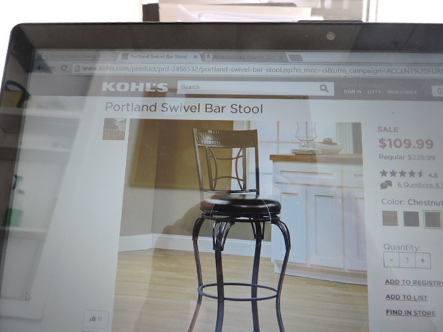 lot 1208 image: BAR STOOL