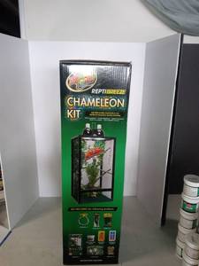 lot 1000 image: Zoo Med 22-Gallon Repti Breeze Chameleon Kit
