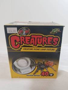 lot 1234 image: Creatures Dome Lamp Fixture. 40 Watt.