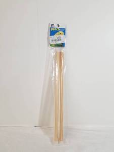 lot 1290 image: Prevue Pet Products 2-Pack Birdie Basics Wood Bird Perch, 38 by 12-Inch
