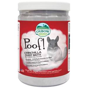 lot 1443 image: OXBOW PET PRODUCTS Poof Blue Cloud Dust for ChInchilla Bathe, 2.5-Pound