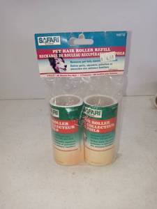 lot 1508 image: Safari Pet Products DSFW8712 2-Pack Dog Hair Roller Refill