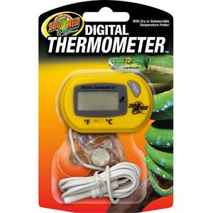 lot 1550 image: Zoo Med Digital Terrarium Thermometer Multi-Colored