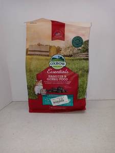 lot 1589 image: Oxbow Animal Health Healthy Handfuls Hamster and Gerbil Fortified Small Animal Feeds, 1-Pound