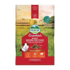 lot 1593 image: Oxbow Animal Health Cavy Cuisine Adult Guinea Pig Fortified Small Animal Feeds, 5-Pound
