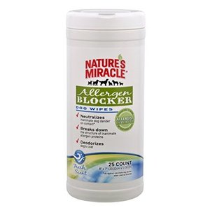 lot 2009 image: Natures Miracle Allergen Blocker Household Wipes, Pack of 25 wipes