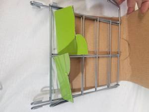 lot 2010 image: Super Pet Rabbit Hay Manger Feeder with Salt Hanger. Silver