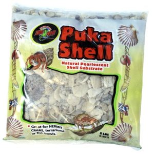 lot 2066 image: Zoo Med Laboratories SZMHC2P Puka Shell Natural pearl Chips, 2-Pound