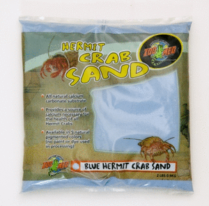 lot 2069 image: Zoo Med Laboratories Hermit Crab, 2-Pound, Sand Blue