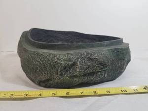 lot 2073 image: Large Used Snake Water Bowl.