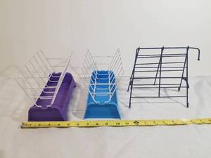 lot 2083 image: Lot of Three Hay Feeders.