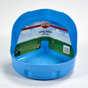lot 2097 image: Kaytee Long John Litter Pan. Blue.