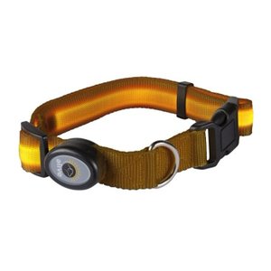 lot 2124 image: Elive Llc.-Led Dog Collar- Yellow 1 X 14-20 In