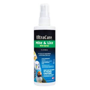 lot 3028 image: 8in1 UltraCare Mite and Lice Spray for Birds, 8-Ounce pump