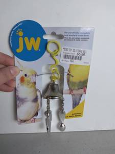 lot 3044 image: JW Pet Company Activitoy Fork, Knife and Spoon Small Bird Toy, Colors Vary