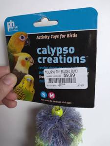 lot 3067 image: Prevue Pet Products Calypso Creations Bird Toy, Braided Bunch