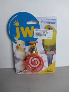 lot 3076 image: JW Pet Company Activitoys Hypno Wheel Bird Toy
