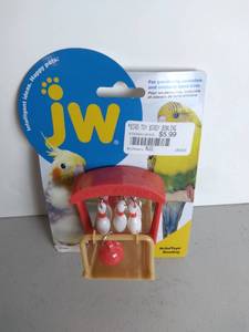 lot 3077 image: JW Pet Company Activitoys Birdie Bowling Bird Toy