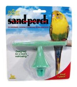 lot 3081 image: JW Pet Company Insight Sand Perch T Perch Bird Accessory, Small